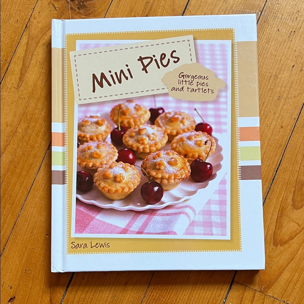 Mini Pies Book by - White and Brown Cover